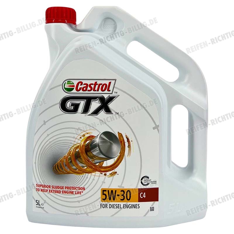 Castrol GTX 5W-30 C4 5 Liter | kaufen bei reifen.com